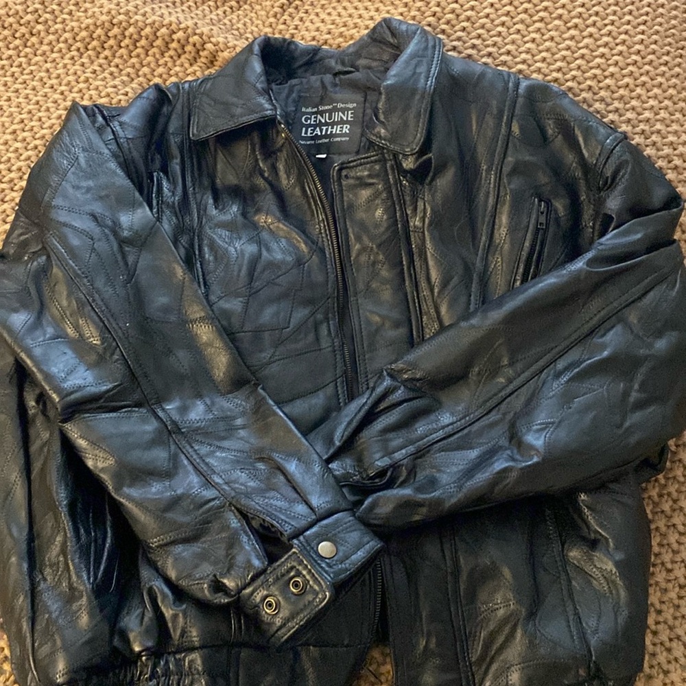 Vintage leather jacket